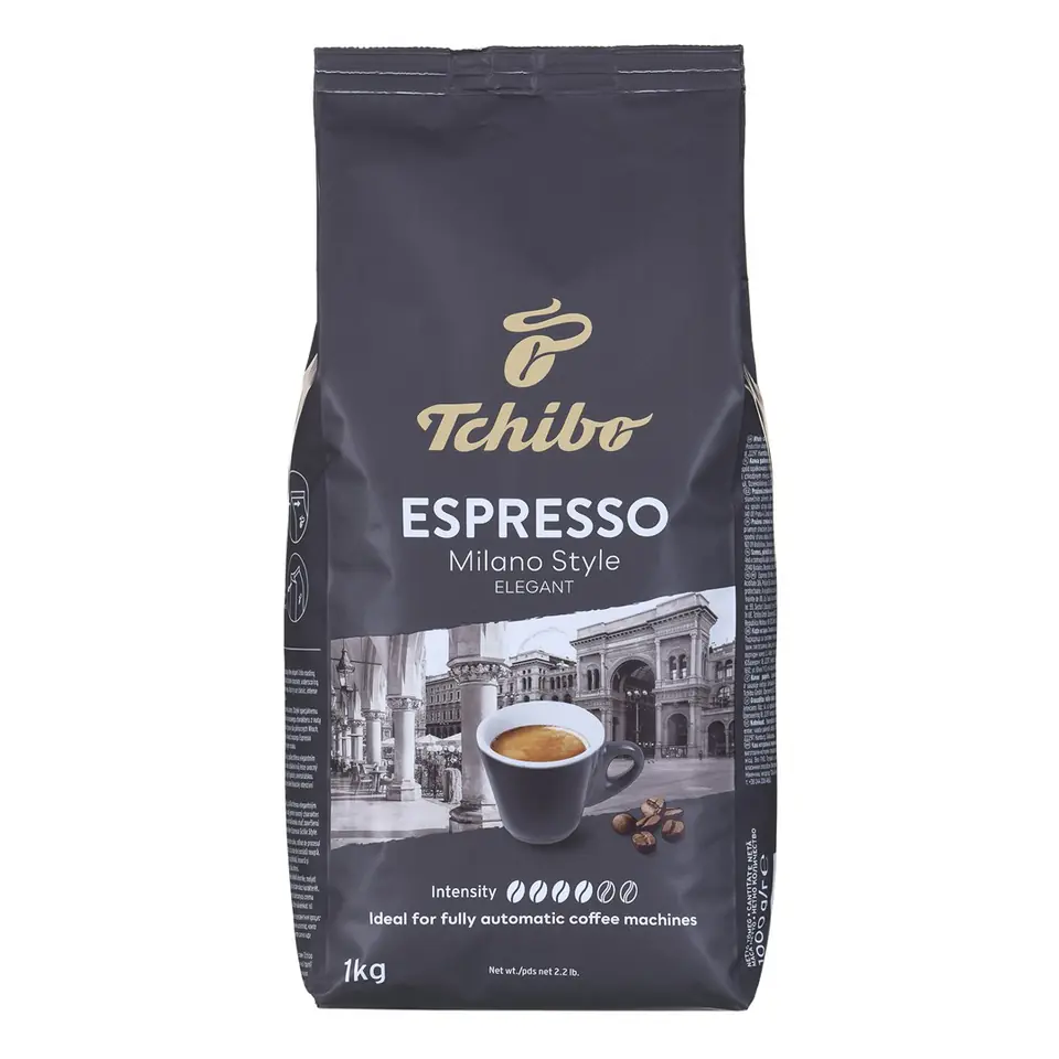 ⁨Kawa Ziarnista Tchibo Espresso Milano Style 1KG⁩ w sklepie Wasserman.eu