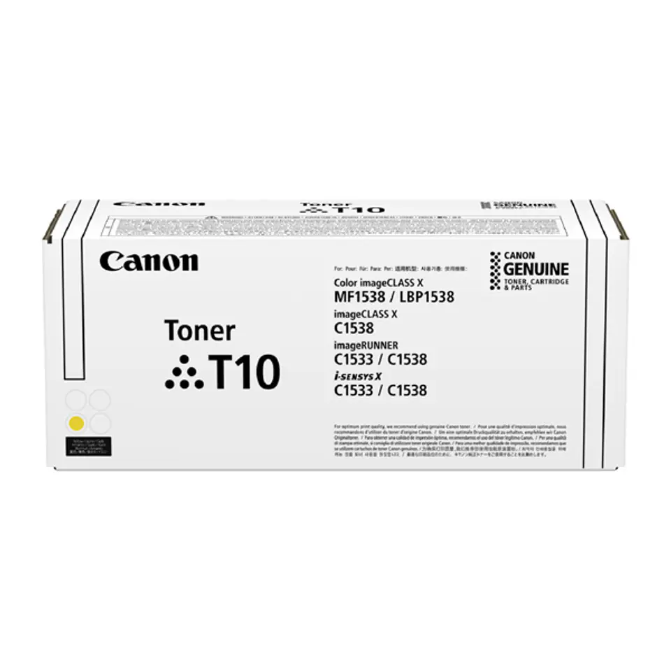 ⁨Canon oryginalny toner T10 Y, 4563C001, yellow, 10000s, high capacity⁩ w sklepie Wasserman.eu