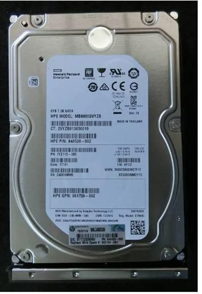 ⁨Hewlett Packard Enterprise HDD 6TB 6G 7.2K LFF SATA MDL⁩ w sklepie Wasserman.eu