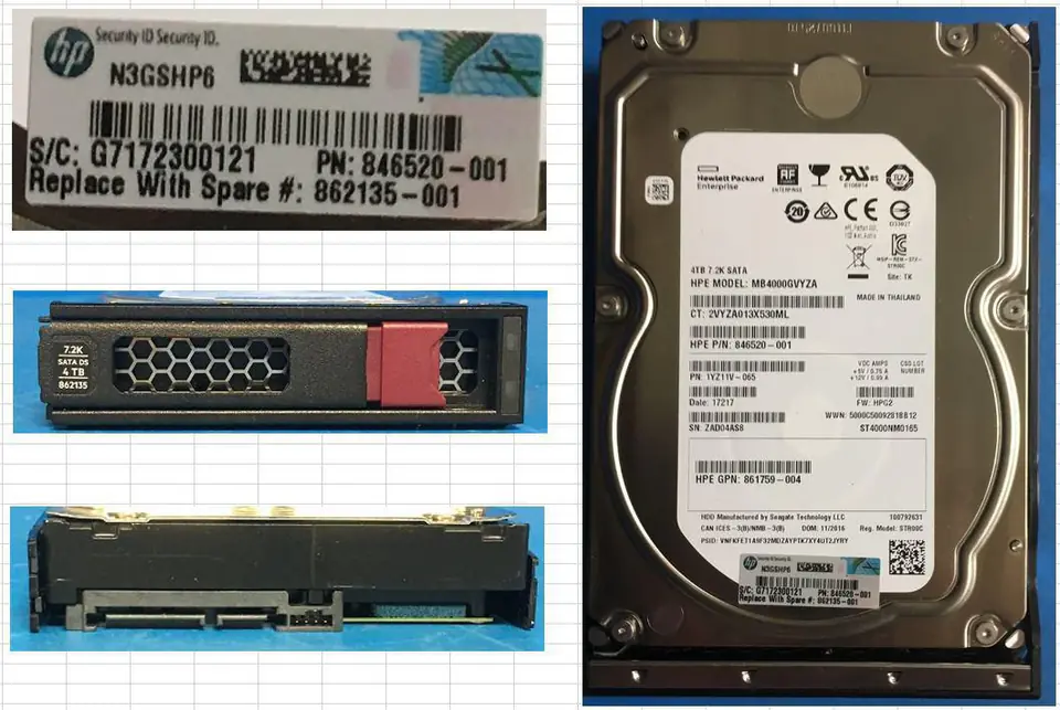 ⁨Hewlett Packard Enterprise HDD 4TB 6G 7.2K LFF SATA MDL⁩ w sklepie Wasserman.eu