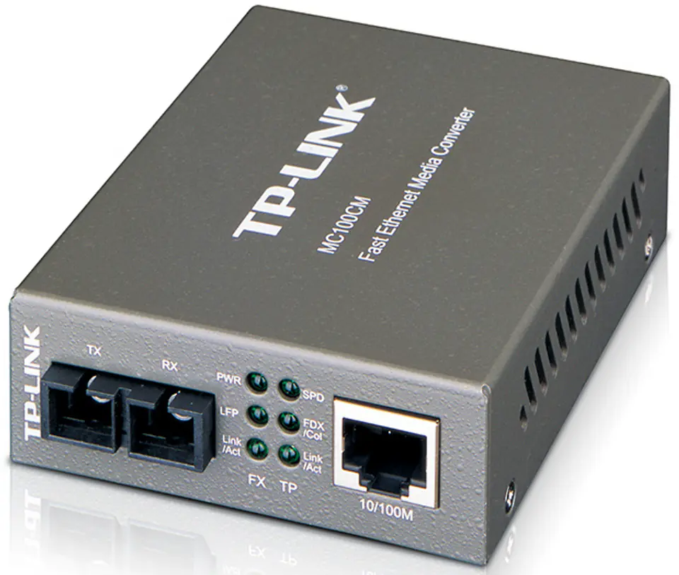 ⁨TP-LINK MC 100CM Konwerter światłowodowy 10/100Mbps RJ45, MM, SC, do 2km⁩ w sklepie Wasserman.eu