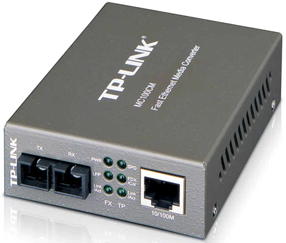 ⁨TP-LINK MC 100CM Fiber Optic Converter 10/100Mbps RJ45, MM, SC, up to 2km (1LL)⁩ at Wasserman.eu