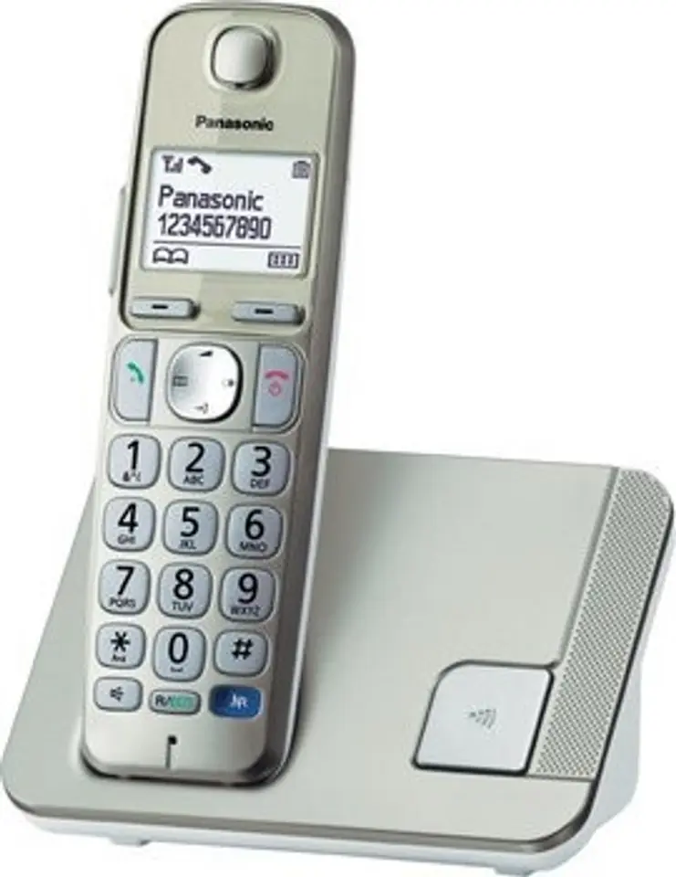 ⁨Panasonic DECT telephone KX-TGE 210 PDN champagne gold⁩ at Wasserman.eu