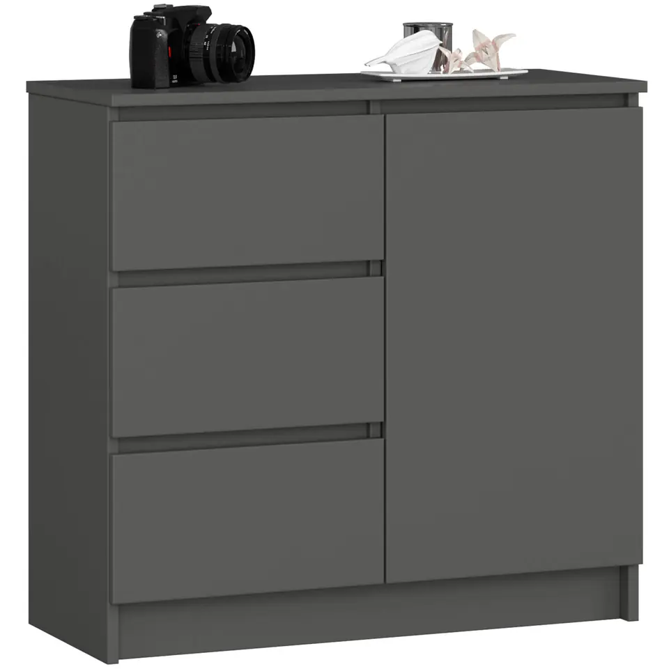 KOMODA K80 JERRY 1D 3SZ PK GRAFIT SZARY w sklepie Wasserman.eu