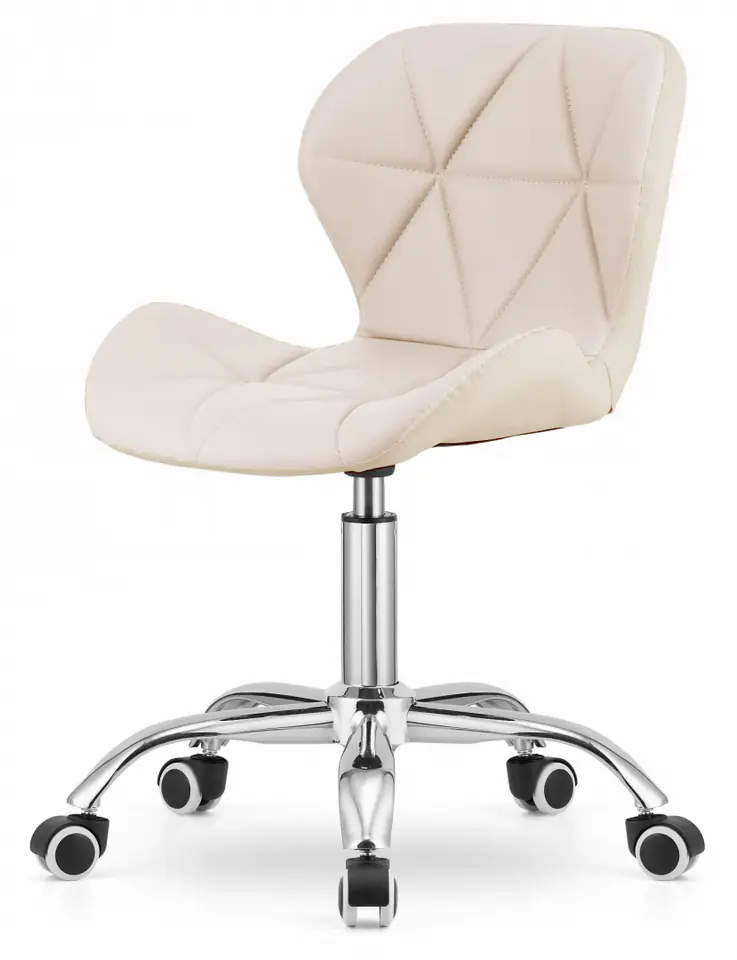 ⁨Krzesło obrotowe VASTO OFFICE PU CREAM II GATUNEK⁩ w sklepie Wasserman.eu