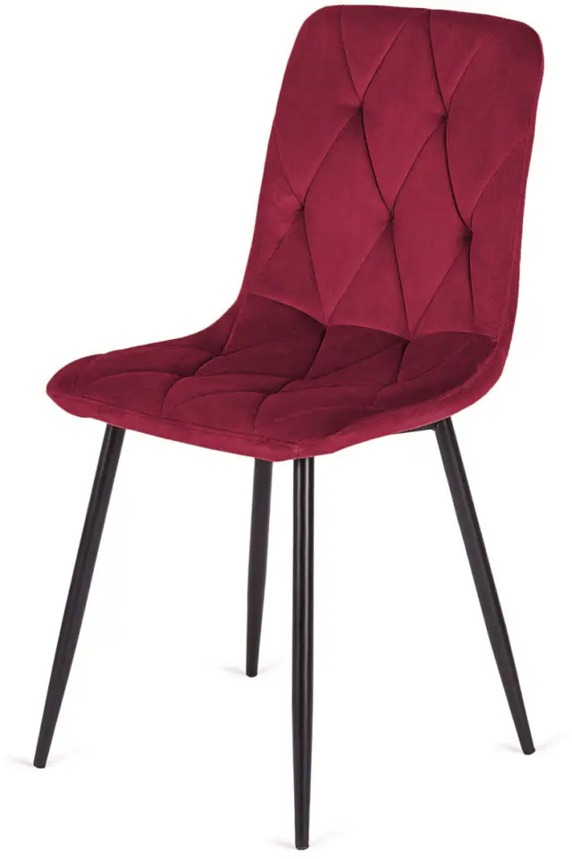 Krzesło tapicerowane BORGO VELVET BURGUNDY w sklepie Wasserman.eu