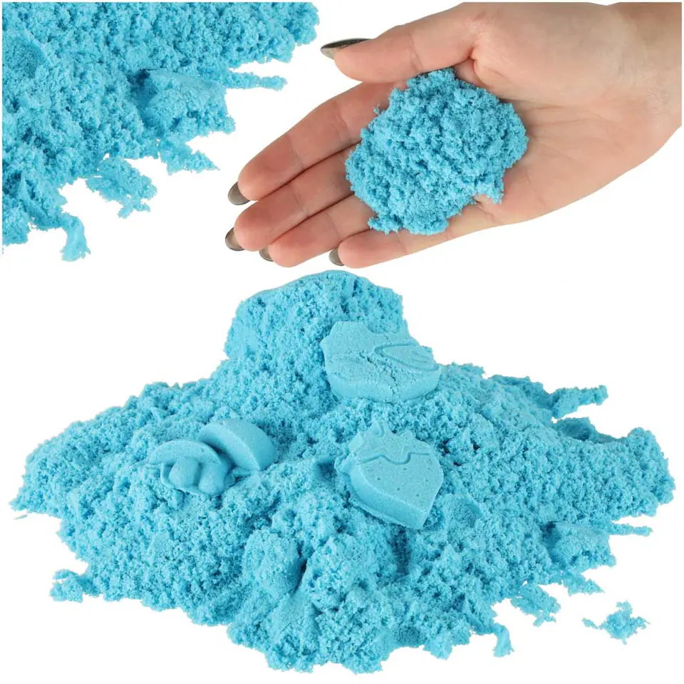 ⁨Kinetic sand 1kg in a bag blue⁩ at Wasserman.eu