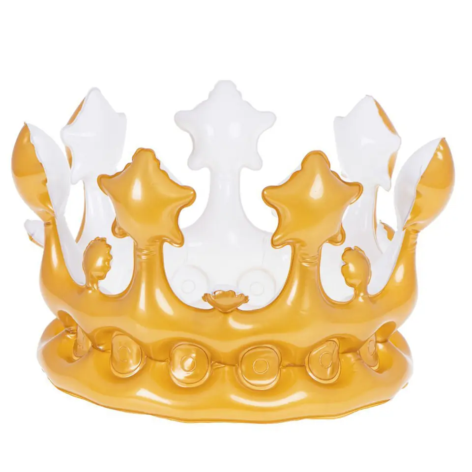 ⁨Inflatable crown⁩ at Wasserman.eu