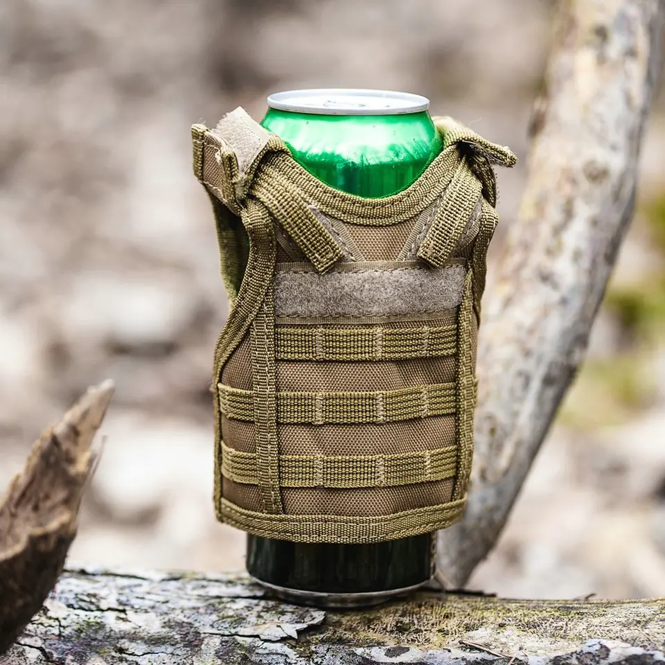 ⁨Tactical vest for bottle - brown⁩ at Wasserman.eu