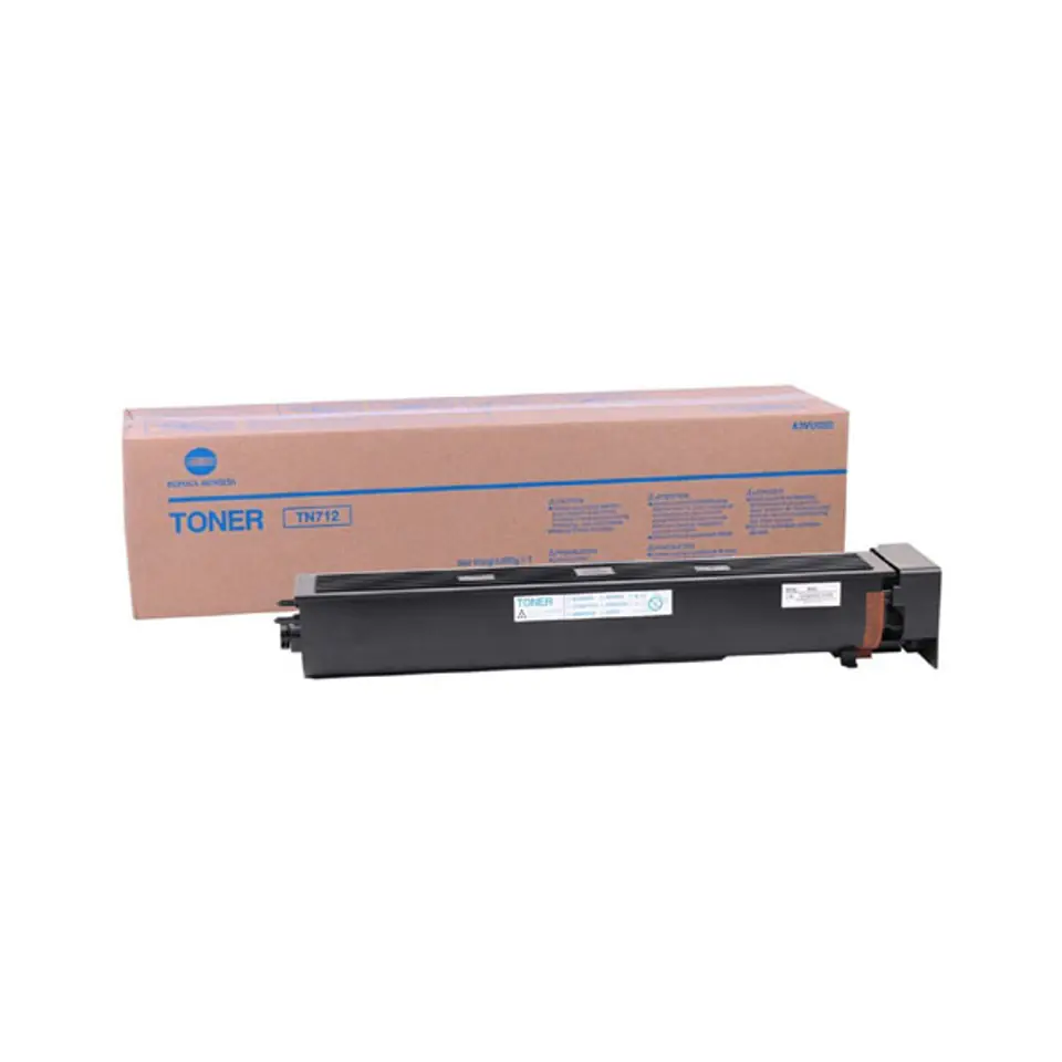 ⁨Konica Minolta oryginalny toner A3VU050, TN-712, black, 40800s⁩ w sklepie Wasserman.eu