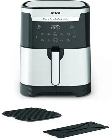 ⁨TEFAL Easy Fry & Grill EY801D 6.5 L Stand-alone 1650 W Hot air fryer Stainless steel⁩ at Wasserman.eu