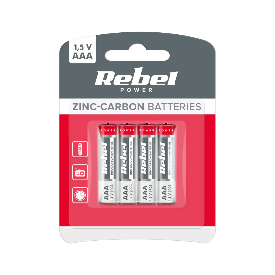 ⁨Batteries VIPOW GREENCELL R03 4pcs/bl⁩ at Wasserman.eu
