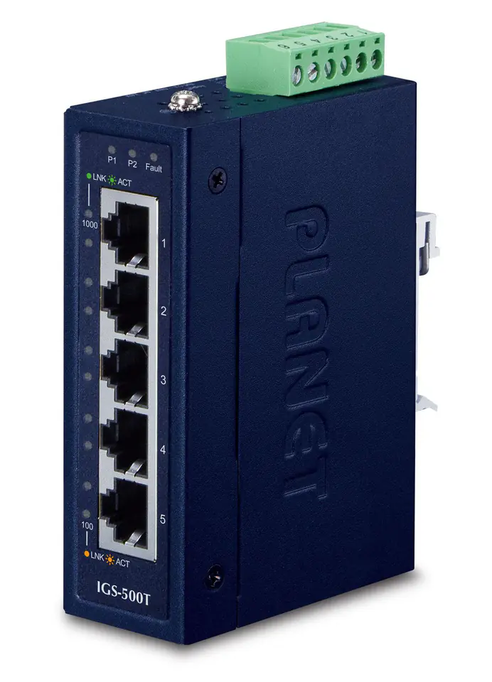 ⁨Planet IP30 Compact size 5-Port⁩ w sklepie Wasserman.eu