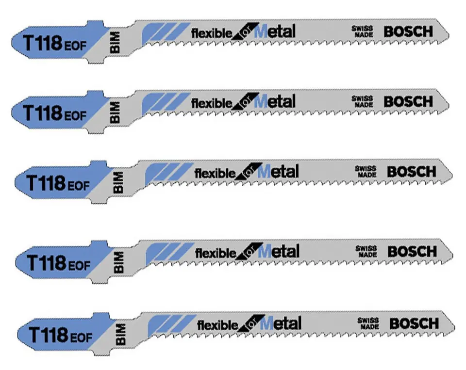 ⁨JIG SAW BLADE T118EOF 5PCS.⁩ at Wasserman.eu