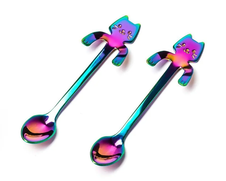 ⁨Kitten's teaspoons 2 pcs. RAINBOW⁩ at Wasserman.eu