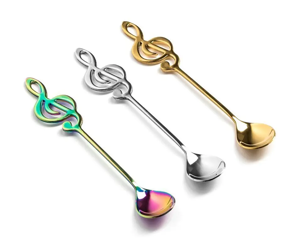 ⁨Musical spoons TREBLE CLEF 3 pcs.⁩ at Wasserman.eu