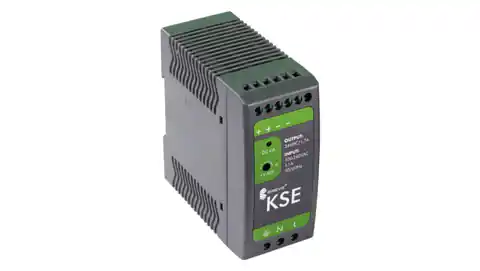 ⁨Switch Mode Power Supply: KSE 04012 230/12VDC 40W 3,3A /on rail/ 18912-9990⁩ at Wasserman.eu
