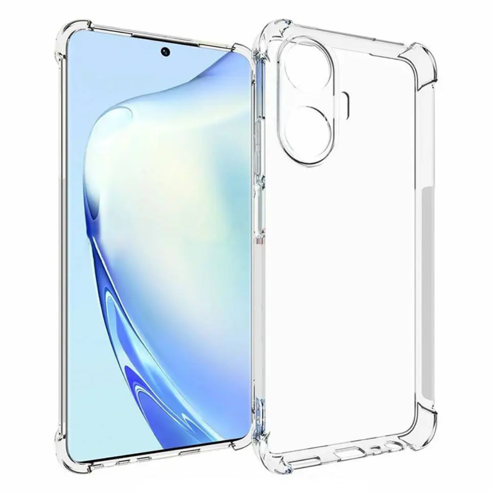 ⁨Etui REALME C55 4G Antishock Case transparentne⁩ w sklepie Wasserman.eu