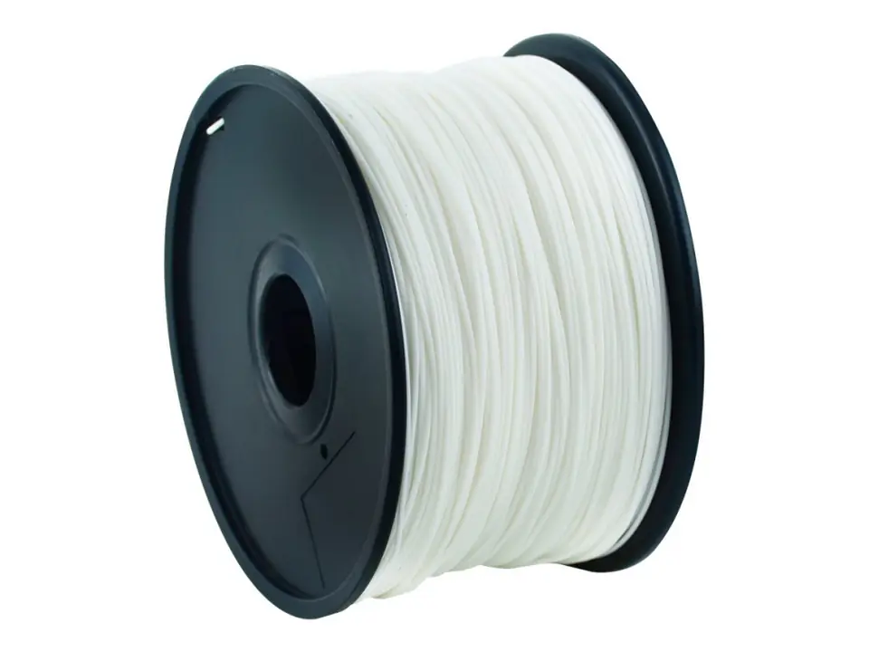 ⁨GEMBIRD FILAMENT PLA 1.75MM, 1KG, WHITE⁩ at Wasserman.eu