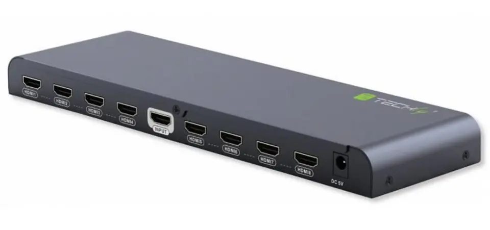 ⁨Splitter-splitter AV HDMI 2.0 1/8 Ultra HD 4Kx2K 3D⁩ at Wasserman.eu