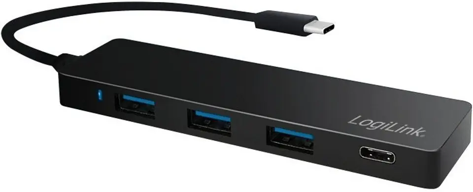⁨Ultra-slim USB-C 3.1, 4-port hub⁩ at Wasserman.eu