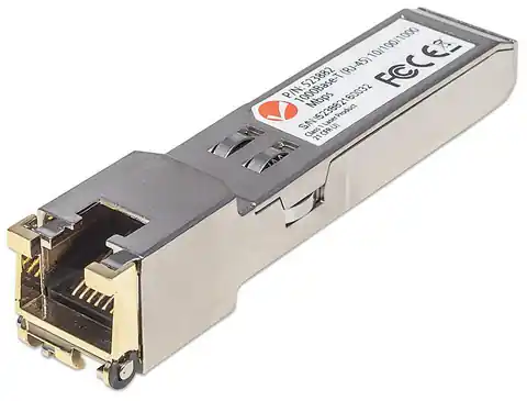 ⁨Intellinet Moduł MiniGBIC/SFP 1000Base-T (RJ45) Gigabit⁩ w sklepie Wasserman.eu
