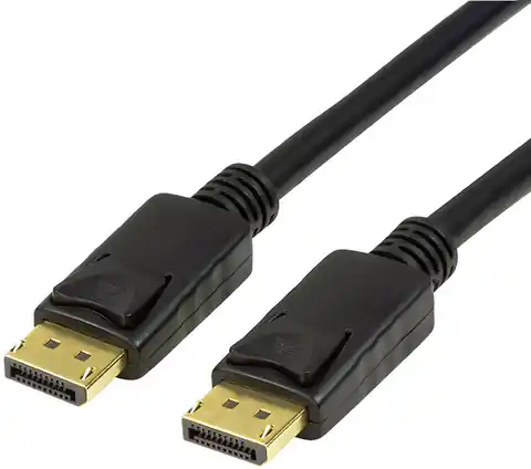 ⁨DisplayPort 1.4 Cable 8K/60Hz, 2m, black⁩ at Wasserman.eu