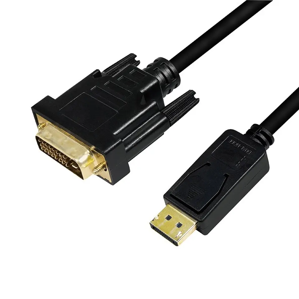 ⁨DisplayPort to DVI cable , black, 1m⁩ at Wasserman.eu