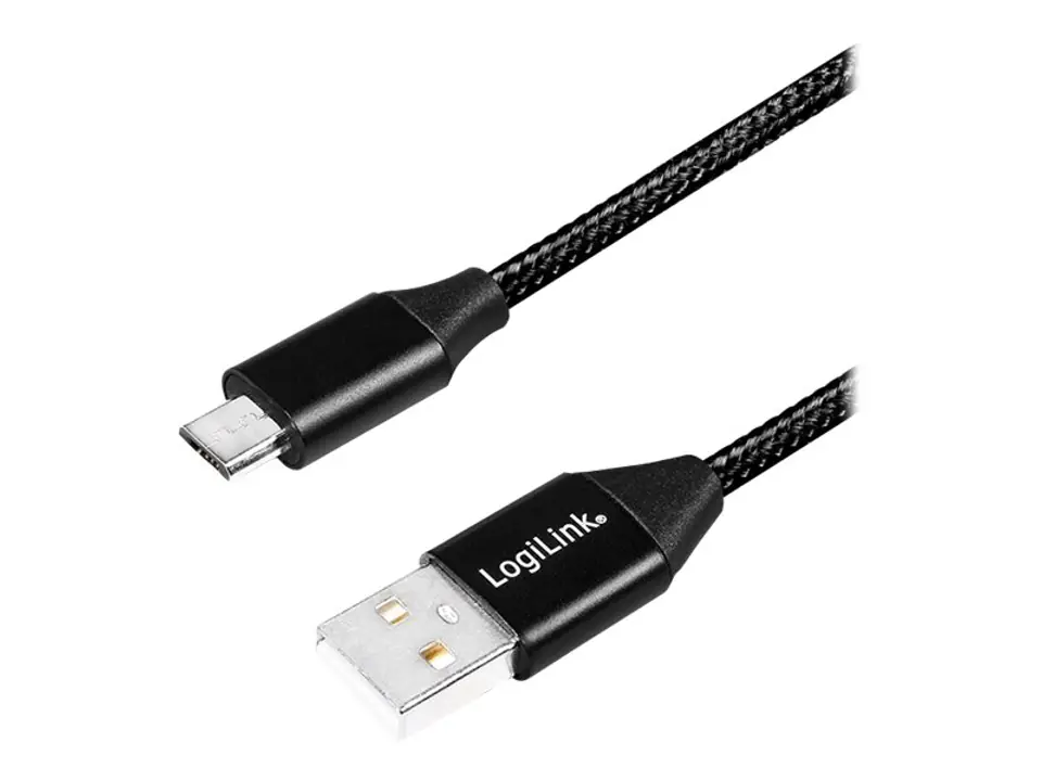 ⁨Kabel USB LOGILINK microUSB B 1⁩ w sklepie Wasserman.eu