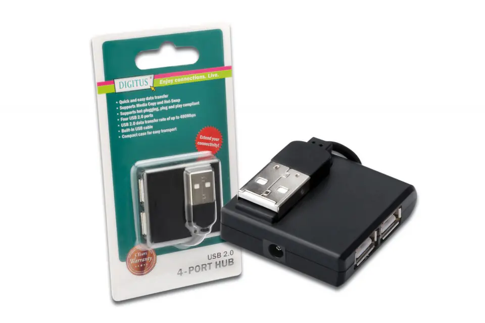 ⁨Hub USB DIGITUS DA-70217⁩ w sklepie Wasserman.eu