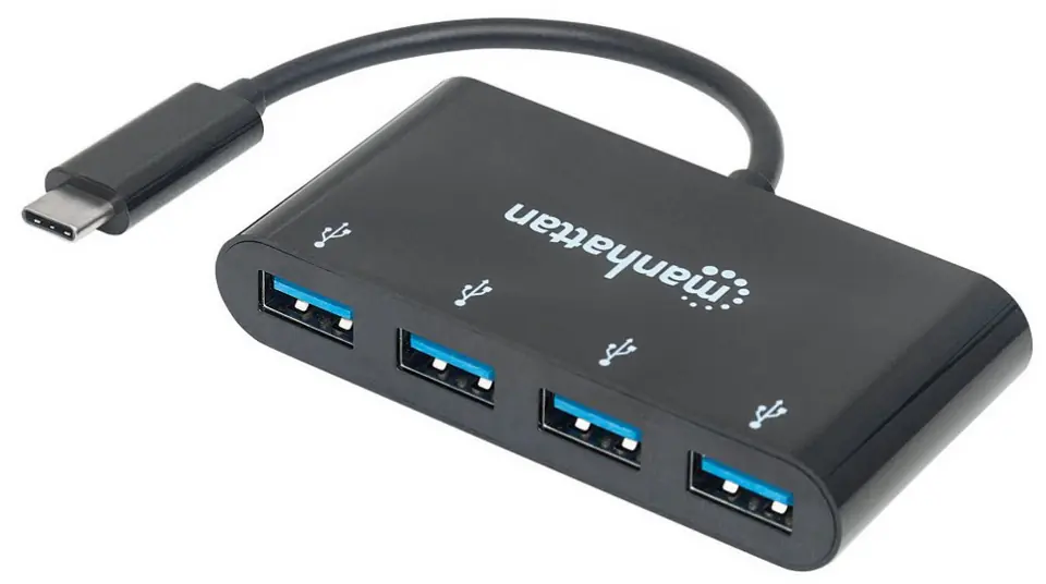 ⁨USB HUB 4 PORTS 3.0 USB-C/A⁩ at Wasserman.eu