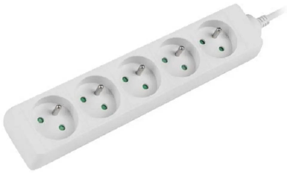 ⁨Power strip LANBERG PS0-05E-0150-W⁩ at Wasserman.eu