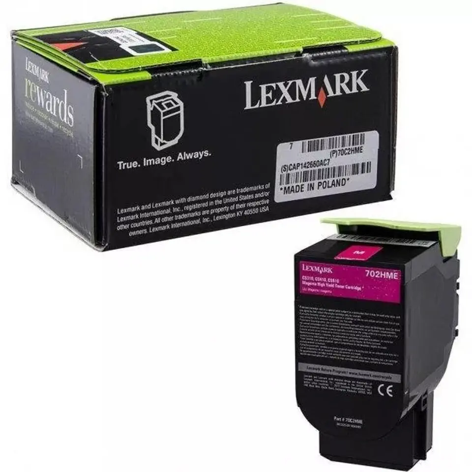 ⁨Lexmark 702HM toner cartridge 1 pc(s) Original Magenta⁩ at Wasserman.eu