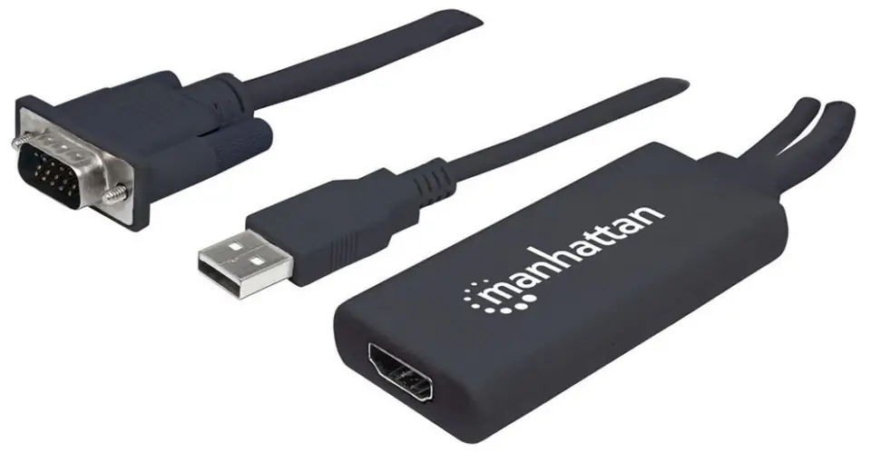 ⁨Manhattan VGA and USB to HDMI Converte⁩ at Wasserman.eu