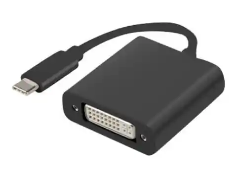 ⁨Adapter LANBERG AD-UC-DV-01 USB type C to DVI⁩ at Wasserman.eu