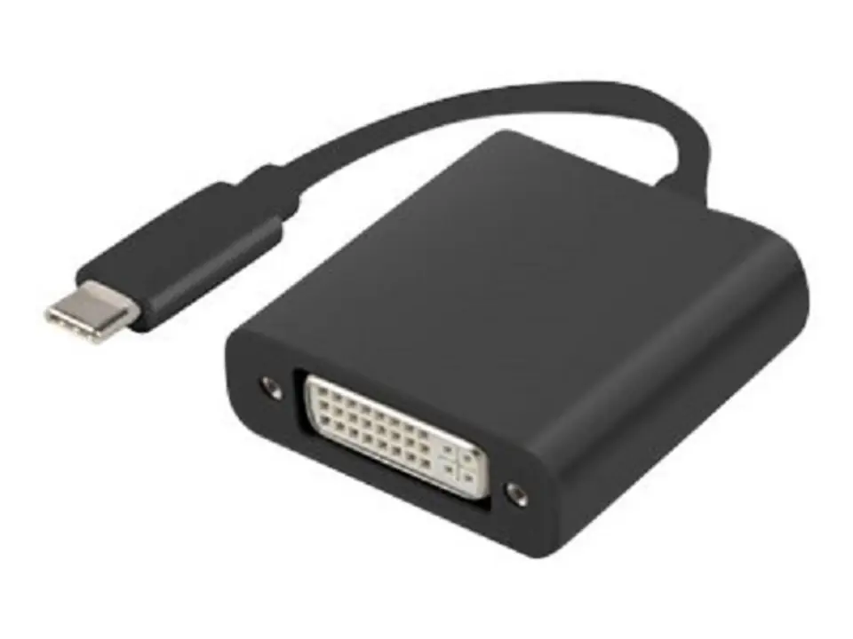 ⁨Adapter LANBERG AD-UC-DV-01 USB typ C - DVI⁩ w sklepie Wasserman.eu