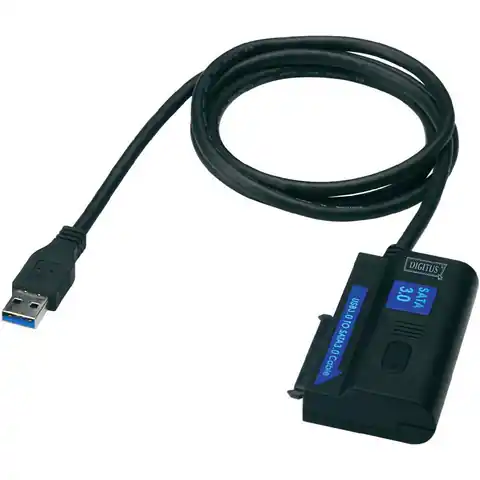⁨USB 3.0 to 2.5/3.5" HDD S ATAII adapter cable⁩ at Wasserman.eu