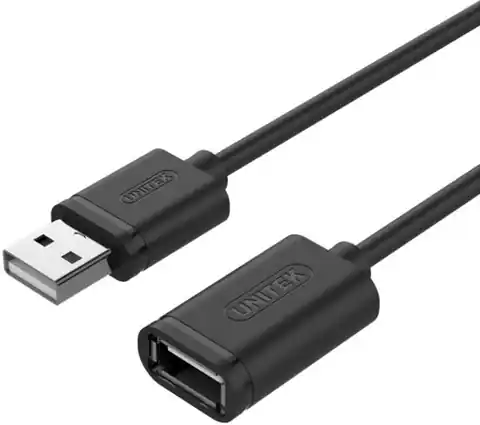 ⁨USB cable UNITEK USB 2.0 (socket) 1.5⁩ at Wasserman.eu