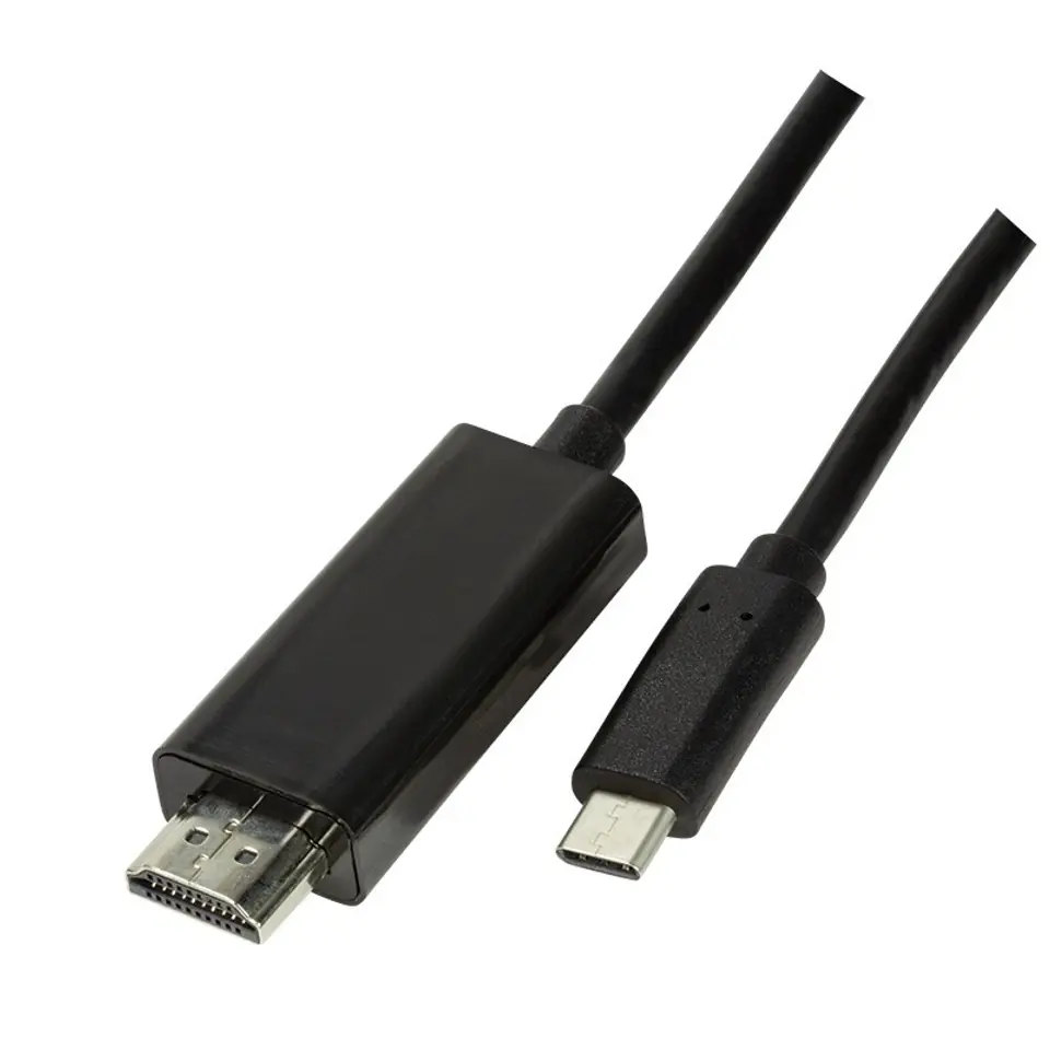 ⁨LOGILINK UA0330 3m /s1x USB Typu C 1x HDMI⁩ w sklepie Wasserman.eu