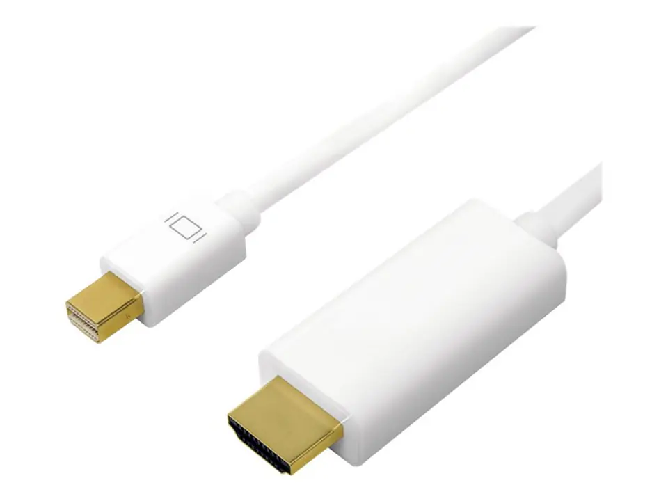 ⁨Mini DisplayPort to HDMI cable,4K, 5m White⁩ at Wasserman.eu