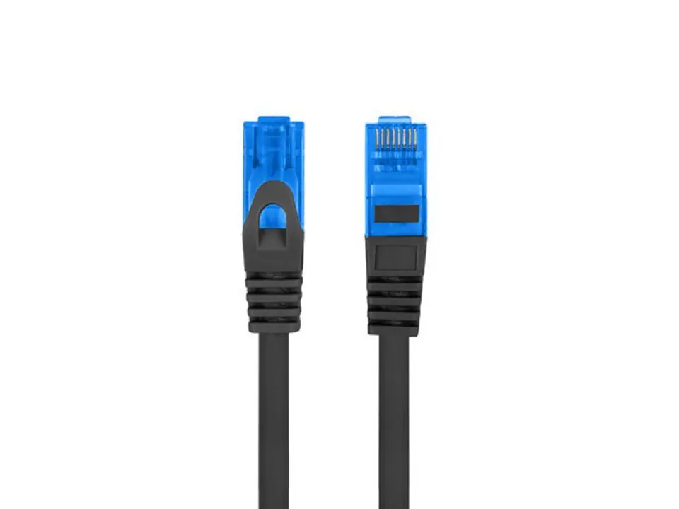 ⁨Patchcord kat.6a S/FTP CCA 0.5m czarny⁩ at Wasserman.eu