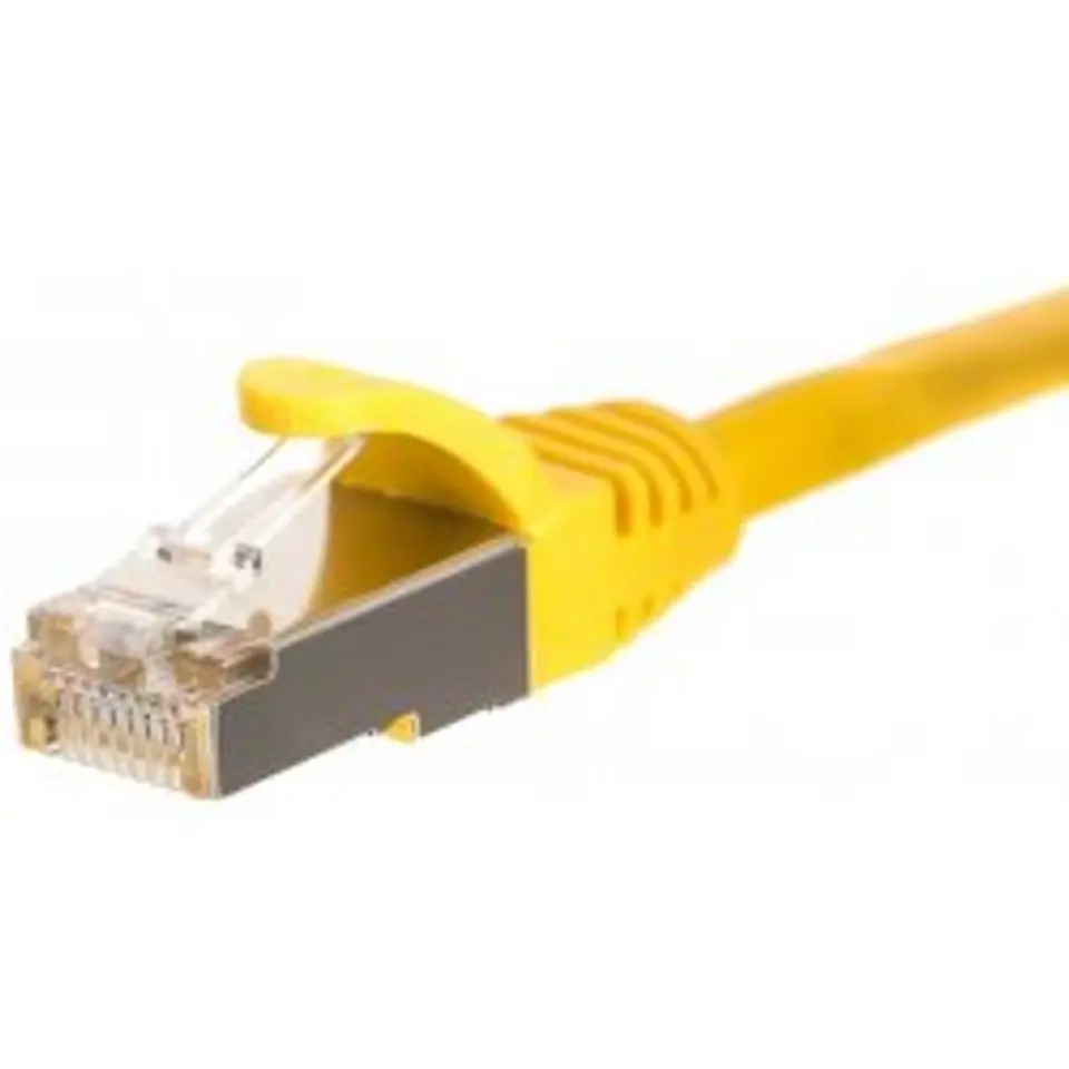 ⁨NETRACK CAT5e FTP 10 m Yellow 10 Patchcord⁩ at Wasserman.eu