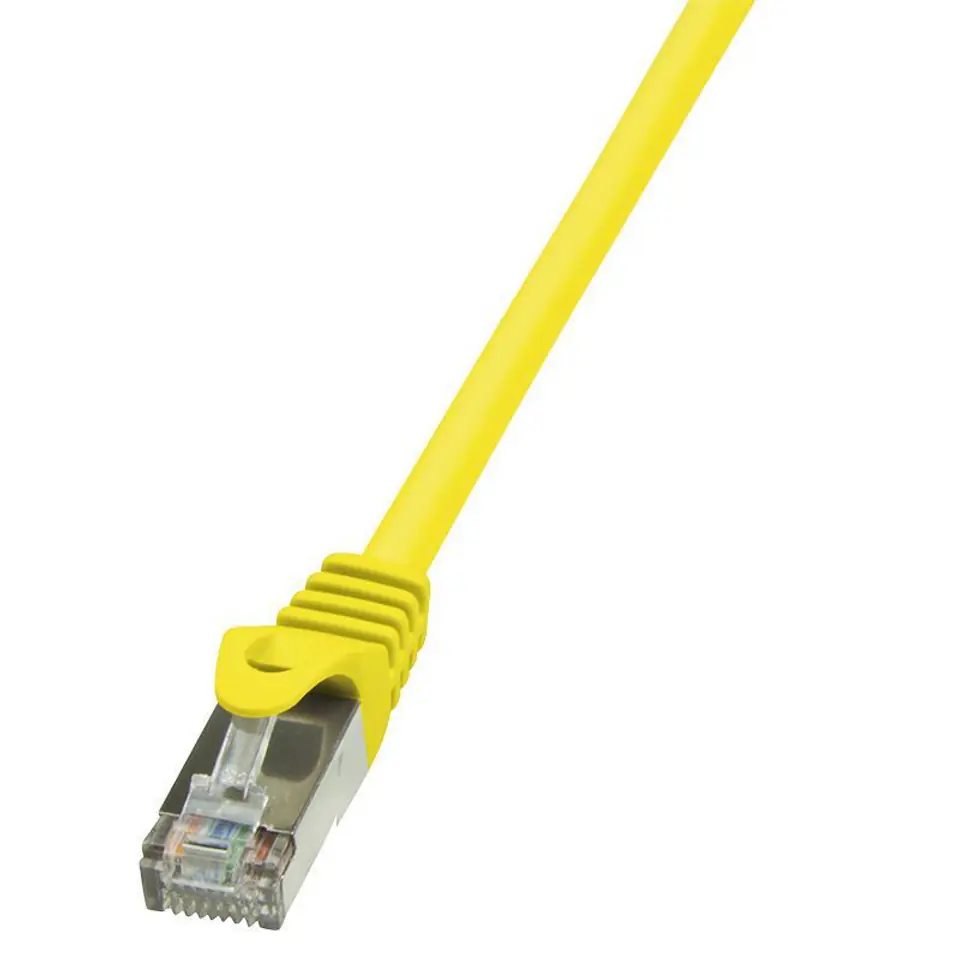 ⁨LOGILINK U/UTP Cat.6 1 m Żółty 1 Patchcord⁩ w sklepie Wasserman.eu