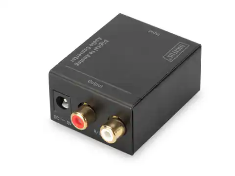 ⁨Audio Signal Converter  1xCoax/Toslink to 1xMiniJack 3.5mm⁩ at Wasserman.eu