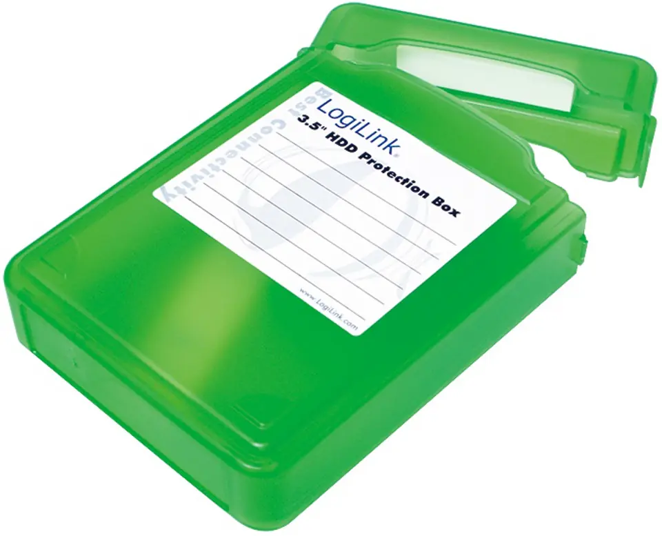 ⁨Protective box for HDD 3.5', green⁩ at Wasserman.eu