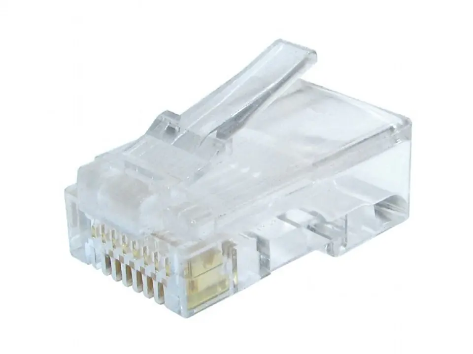 ⁨Modular plug 8P8C solid Cat6 LAN cable⁩ at Wasserman.eu