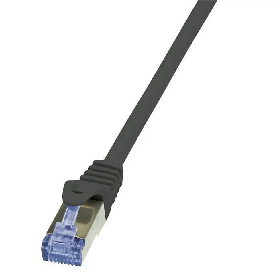 ⁨LOGILINK S/FTP Cat.6a 1.5 m Czarny 1.5 Patchcord⁩ w sklepie Wasserman.eu