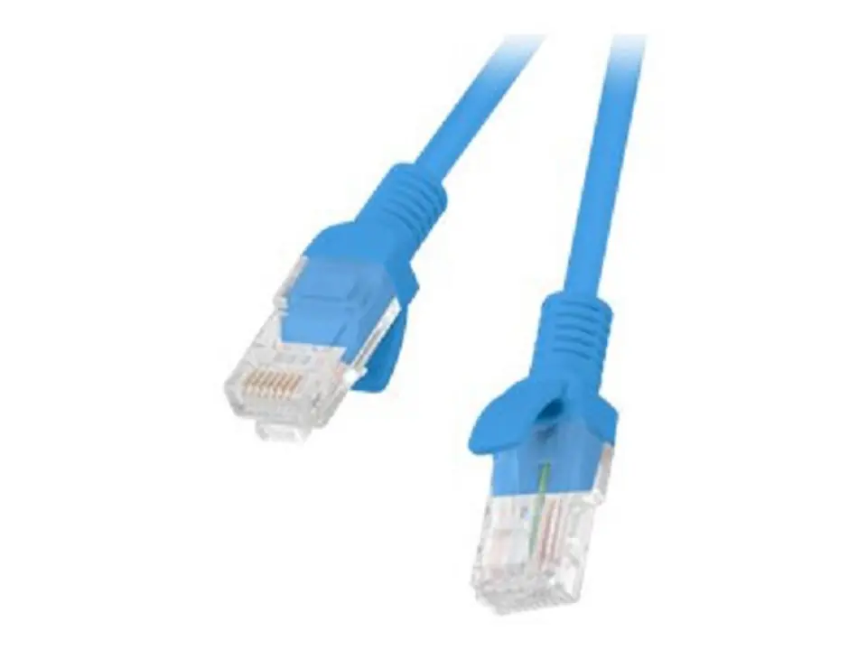 ⁨Patchcord PCU5-20CC-0100-B cat.5e 1M blue 10-pack⁩ at Wasserman.eu