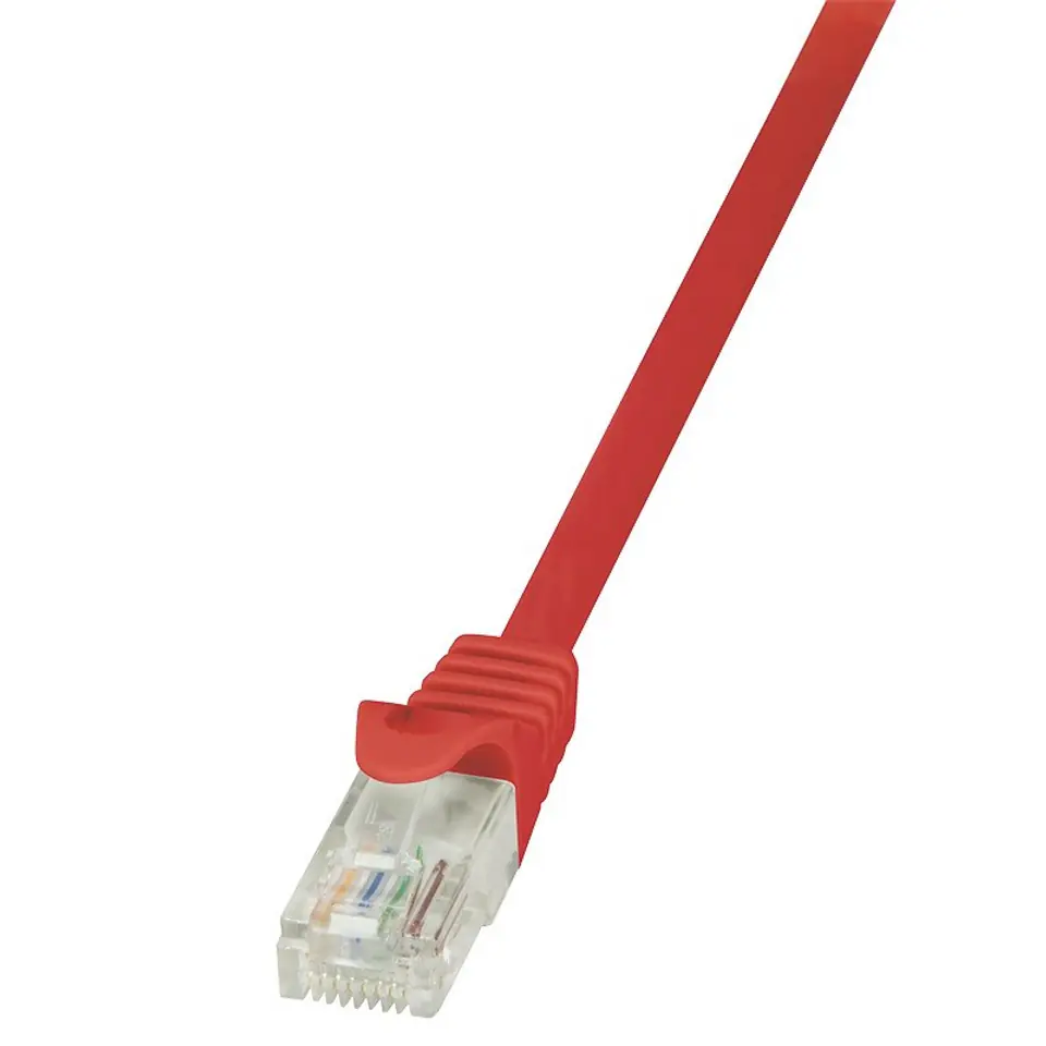 ⁨LOGILINK U/UTP Cat.6 2 m Red 2 Patchcord⁩ at Wasserman.eu