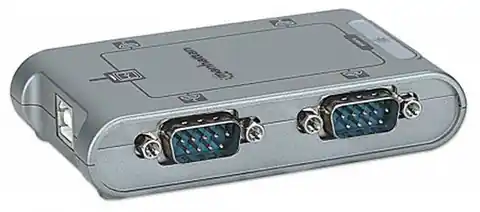 ⁨Adapter MANHATTAN 151047 USB 2.0 - 4 x RS232⁩ at Wasserman.eu